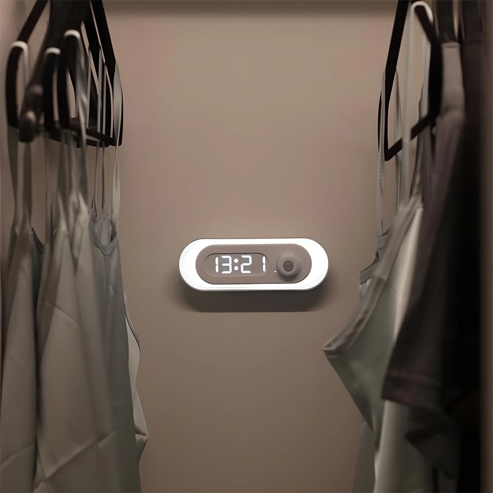 ساعت دیجیتال و چراغ خواب هوشمند نالاکال مدل Nalacal Time Human Induction Lamp Motion Sensor Light — تصویر ۲