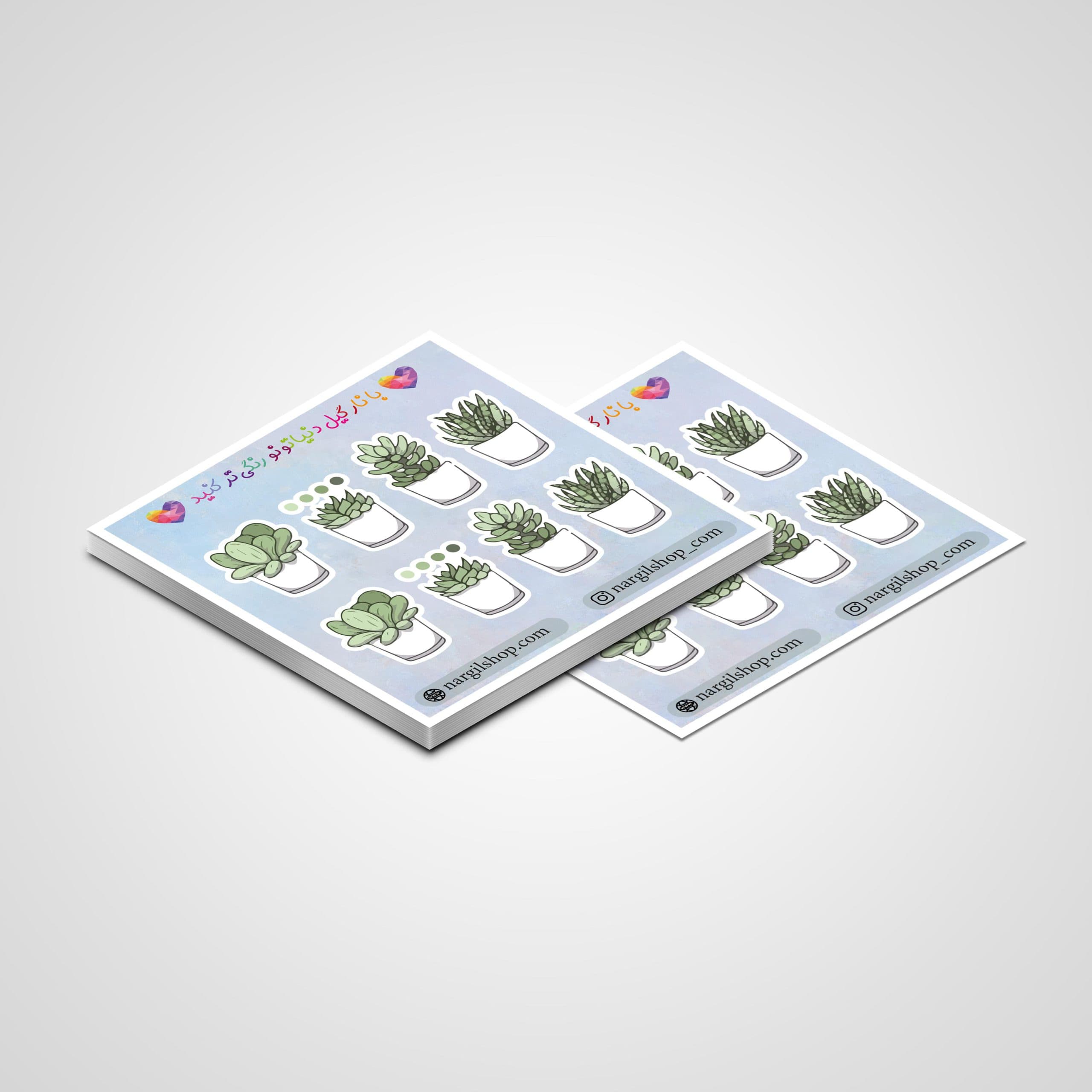میکرو استیکر گل 10 | Flower sticker 10 — تصویر ۲