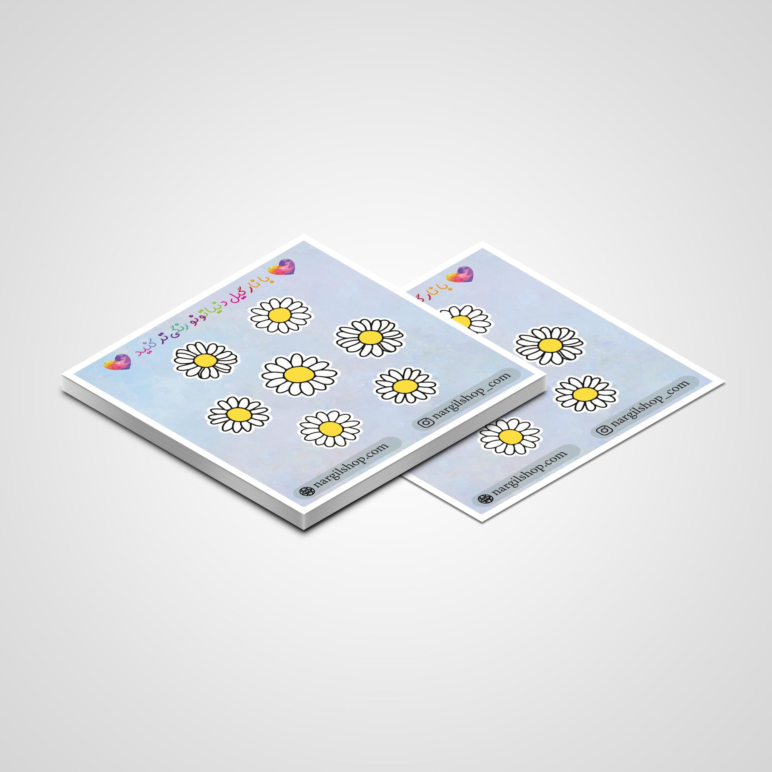 پک استیکر 9 تایی ایموجی – گل 21 | Flower Emoji Sticker pack 21 — تصویر ۲