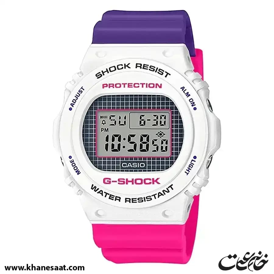 ساعت مچی مردانه کاسیو جی شاک اصل مدل DW-5700THB-7 — تصویر ۲