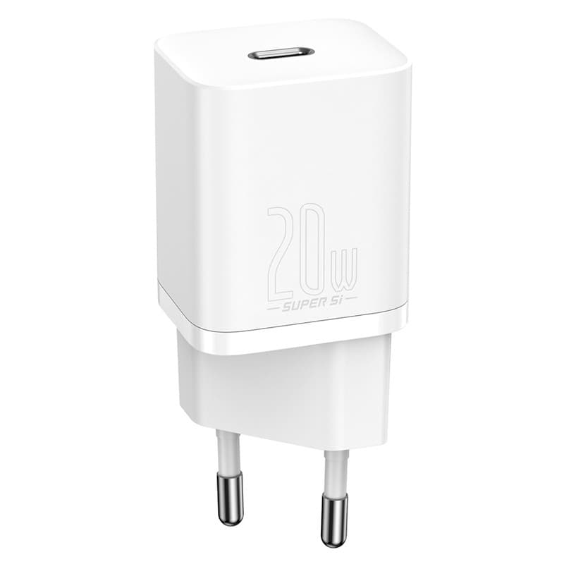 شارژر دیواری 20 وات باسئوس Super-Si CCSUP-B0 QC3.0 PD 3A