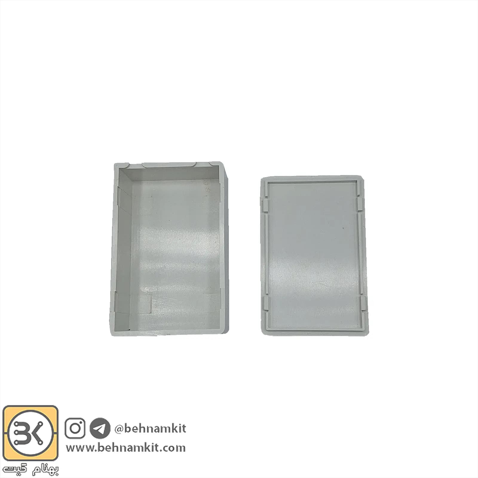 جعبه دو تكه فشاري 4.5 × 7 ارتفاع 2.6 سفيد معادل کد BMD 60016 — تصویر ۴