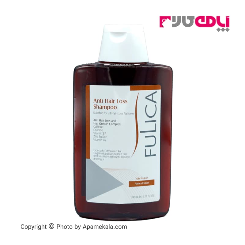 شامپو تقویت کننده و ضد ریزش فولیکا (fulica) مناسب انواع مو 200 میل
