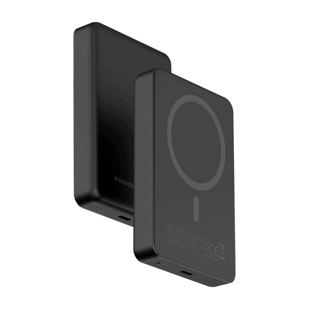 پاوربانک 10000mAh وایرلس شارژ مگ سیف Powerology مدل PPBCHA34 — تصویر ۲