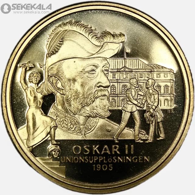 مدال پروف یادبودی سوئد 1992 (UNC)