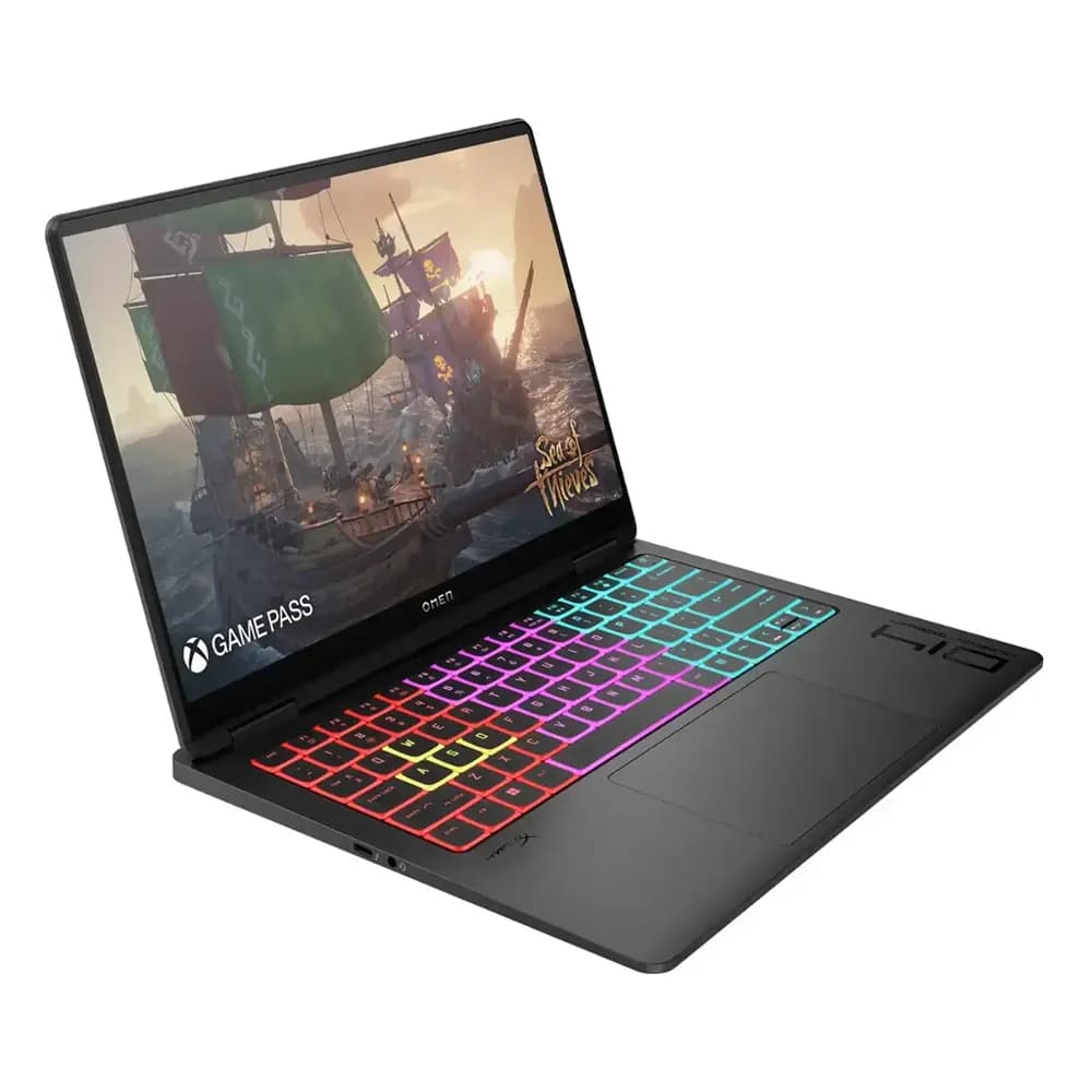 لپ تاپ اچ پی سفید HP Omen transcend 14 | ultra9-185H | 32G | 1T | 8GB 4060 | 14.1”3K OLED rgb (اپن باکس) — تصویر ۴