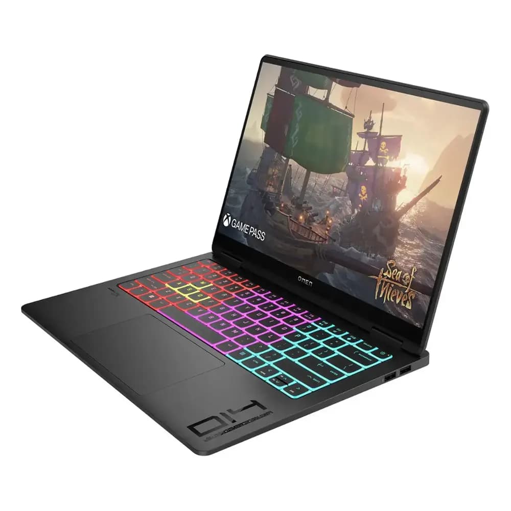 لپ تاپ اچ پی سفید HP Omen transcend 14 | ultra9-185H | 32G | 1T | 8GB 4060 | 14.1”3K OLED rgb (اپن باکس)