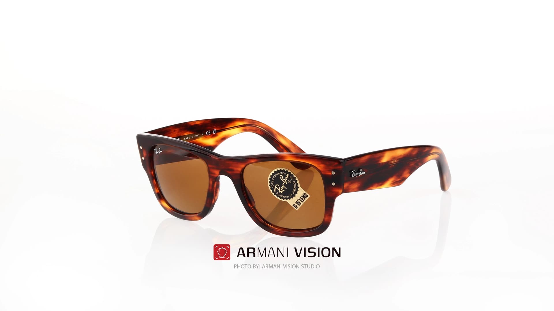 عینک ری بن RAY-BAN – MEGA WAYFARER – RB0840-S – 6636/93 — تصویر ۴