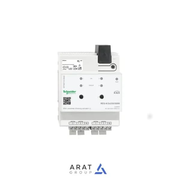 دیمر هوشمند اشنایدر جهت کنترل LED دارای 2 کانال MTN6710-0002