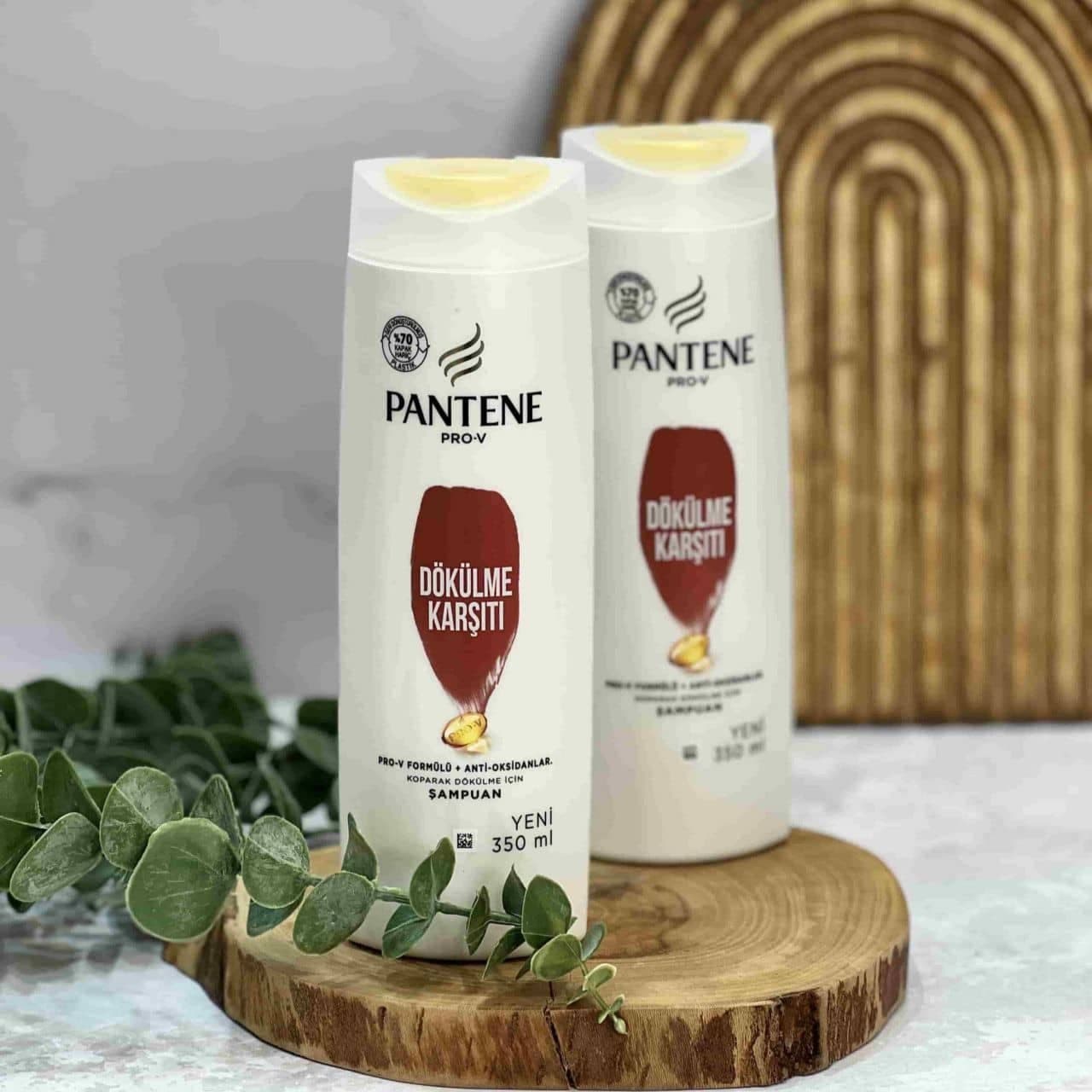 شامپو ضدریزش مو پنتنPANTENE مدل Dokulme Karsiti حجم 350 میلی لیتر — تصویر ۳