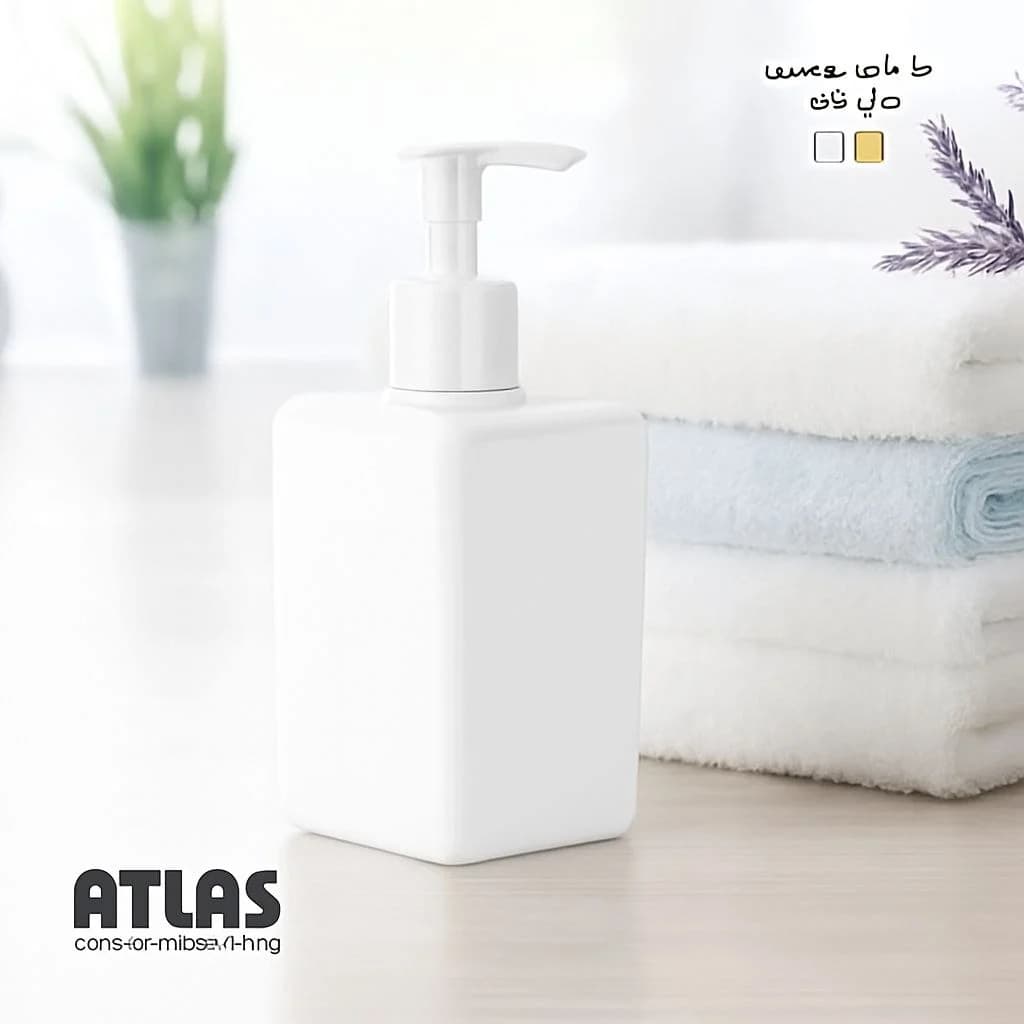 جا مایع رومیزی اطلس ATLAS تمام سفید مدل بیتا کد 526
