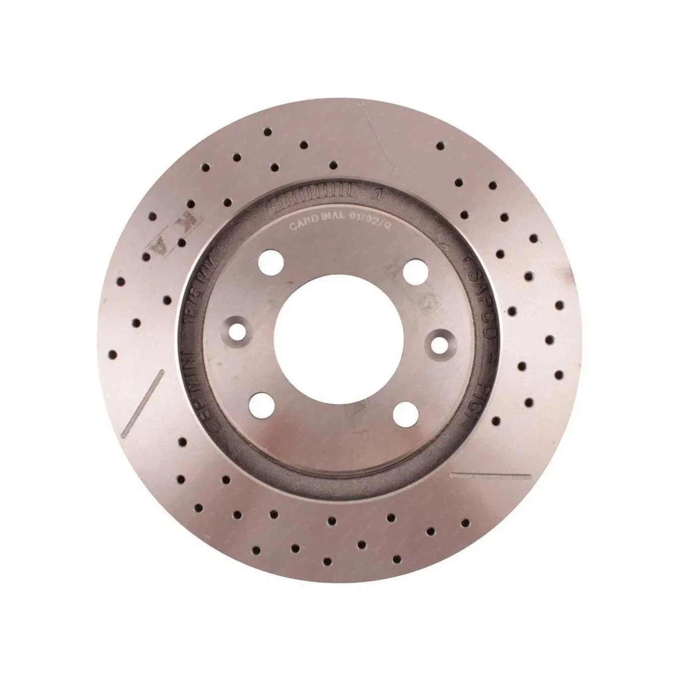 دیسک چرخ جلو پژو 405 شیاردار LR – نوبل