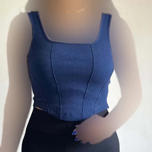 نیم تنه کبریتی زنانه رگه دوزی شده کد 1363 — تصویر ۲