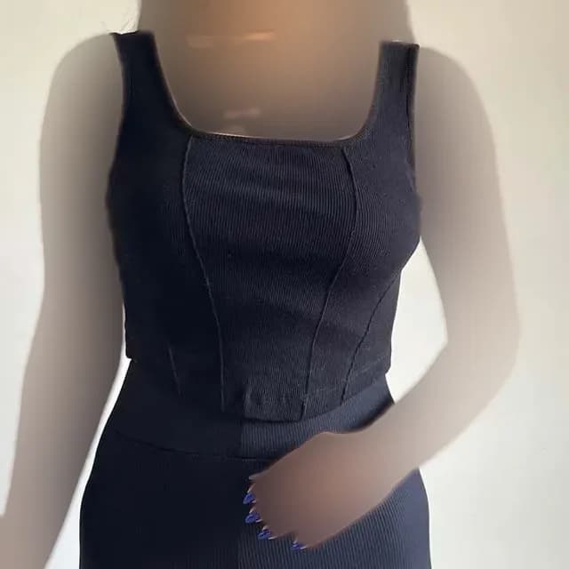 نیم تنه کبریتی زنانه رگه دوزی شده کد 1363 — تصویر ۷
