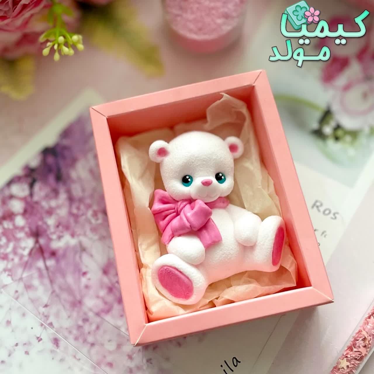 قالب سیلیکونی خرس نازنازی کیمیامولد — تصویر ۲
