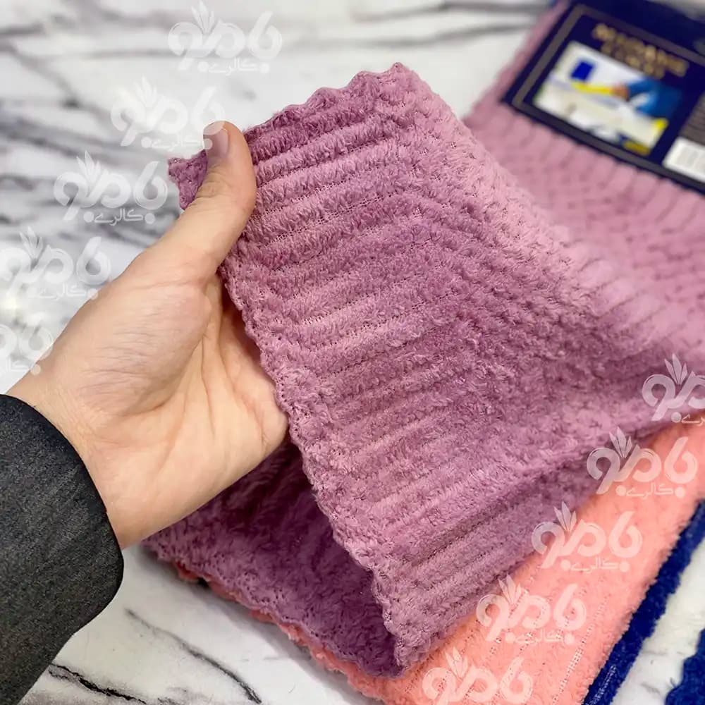 دستمال تنظیف 3عددی 30*30 مادام کوکو — تصویر ۲