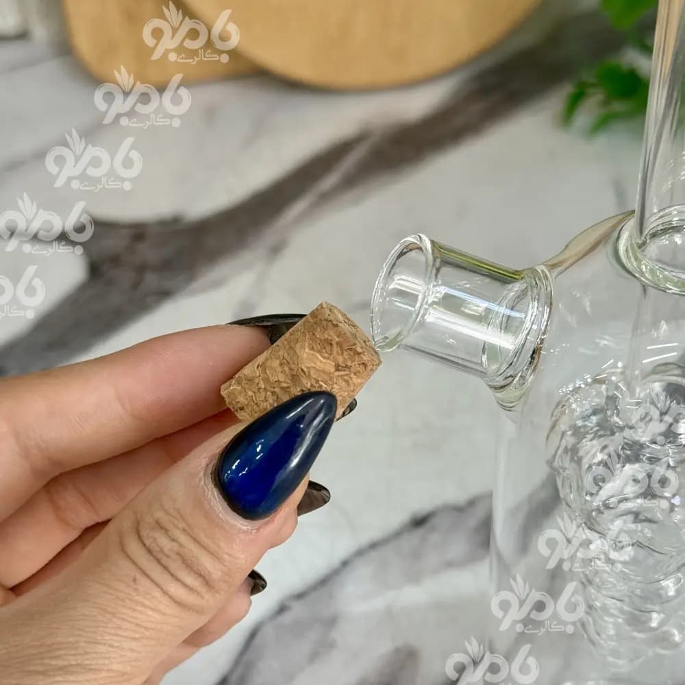 بطری پیرکس آبلیمو دوجداره انگور 1طرفه 31 — تصویر ۳