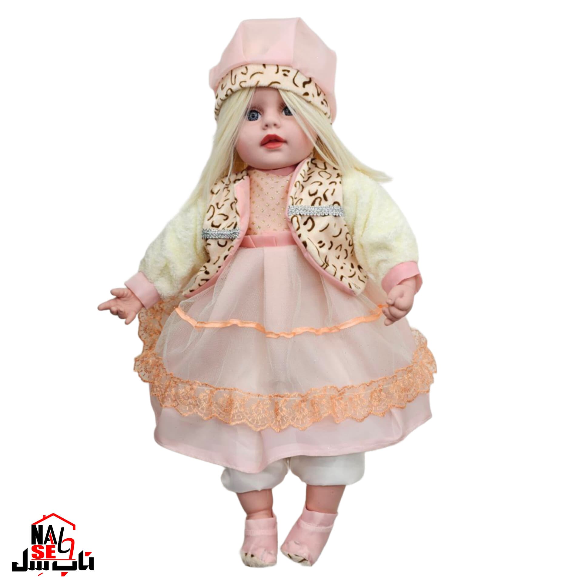عروسک ناب سل مدل موزیکال ارتفاع 55 سانتی متر کد Doll004 — تصویر ۲