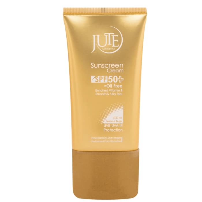 کرم ضد آفتاب رنگی ژوت SPF50 مدل Cosmetics محافظ UVA ،UVB، تنظیم ترشح چربی پوست، مناسب پوست چرب بژ طبیعی حجم 40 میلیلیتر