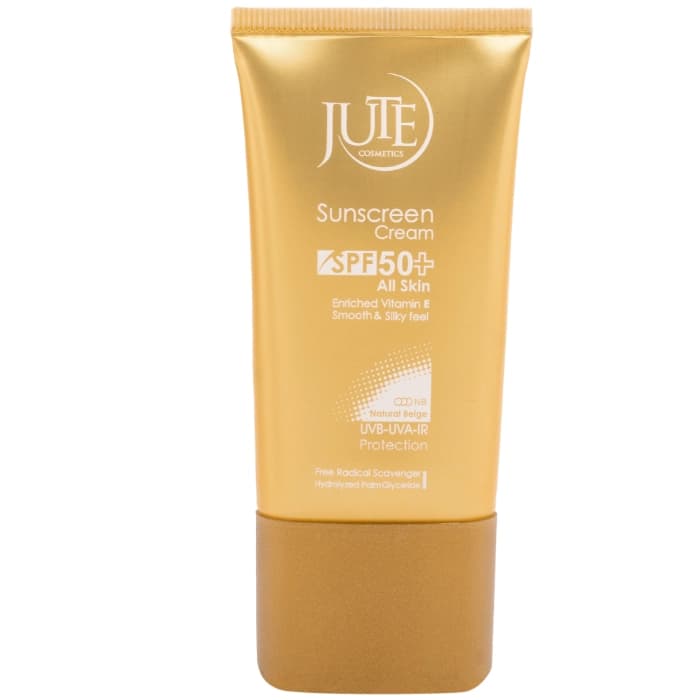 کرم ضد آفتاب رنگی ژوت SPF50 مدل JSu201 محافظ UVA ،UVB، مناسب انواع پوست بژ طبیعی حجم 40 میلیلیتر