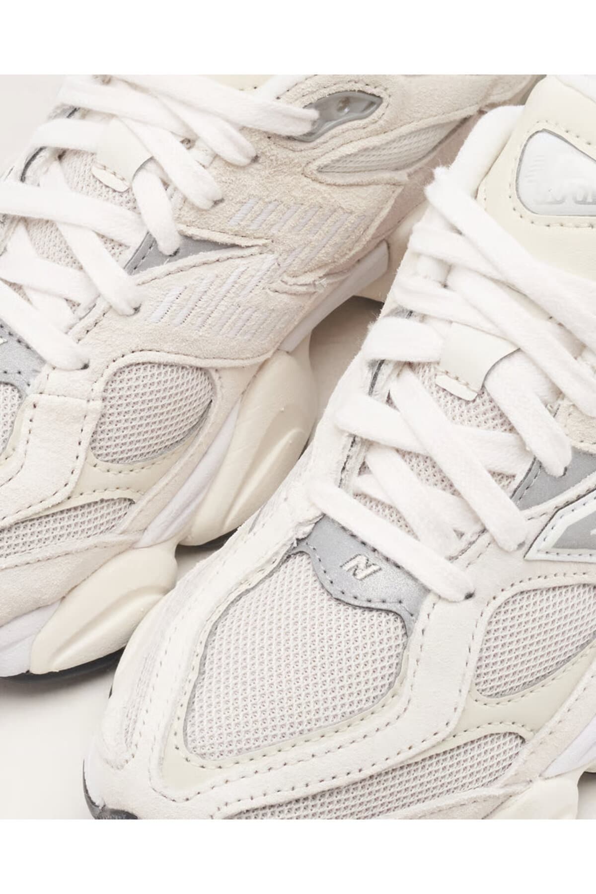 کفش اسنیکر نیو بالانس زنانه چرم سفید راسته اسپرت | New Balance U9060WHT-WHT VI — تصویر ۳