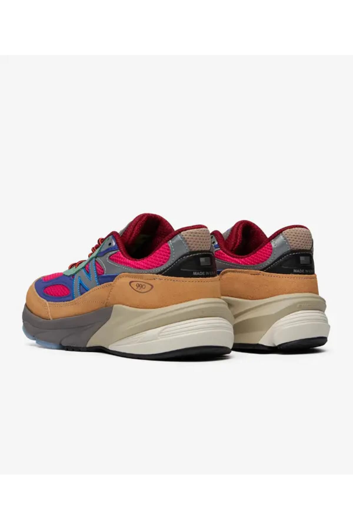 کفش اسنیکر نیو بالانس زنانه رنگارنگ رنگارنگ | New Balance U990AT6_PEM US — تصویر ۴