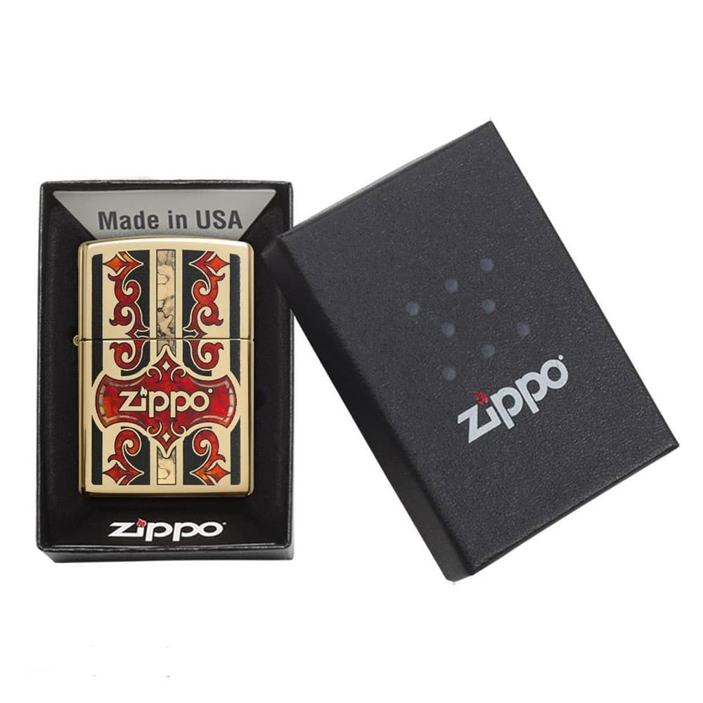 فندک زیپو اصل Zippo Logo کد 29510 — تصویر ۳