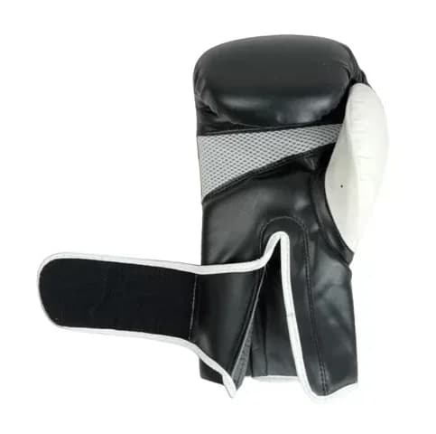 دستکش بوکس 9ROUND مشکی سفید — تصویر ۲