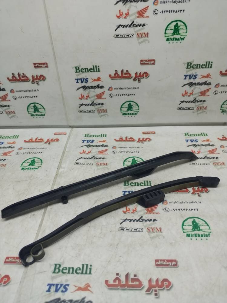 کمانی (محافظ) زنجیر تایم موتور طرح کلیک و واریو 160 170 و یاماها طرح ایروکس 160 180 و nvx رادیاتور دار (جفتی) — تصویر ۲