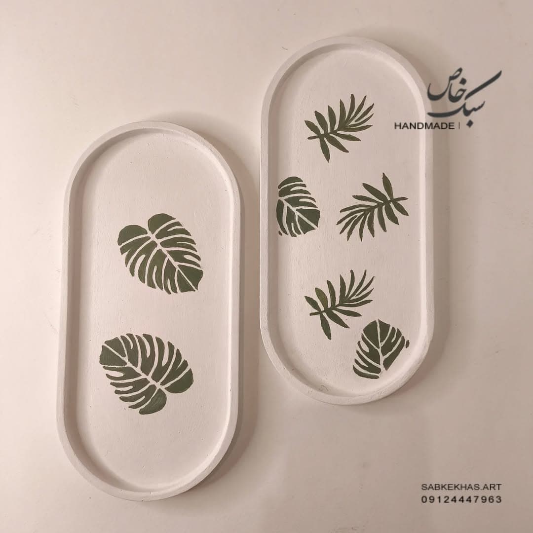 سینی بیضی سنگ مصنوعی — تصویر ۳