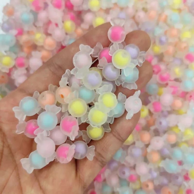 مهره رنگی یخی شکلات ریز(100گرم) — تصویر ۲