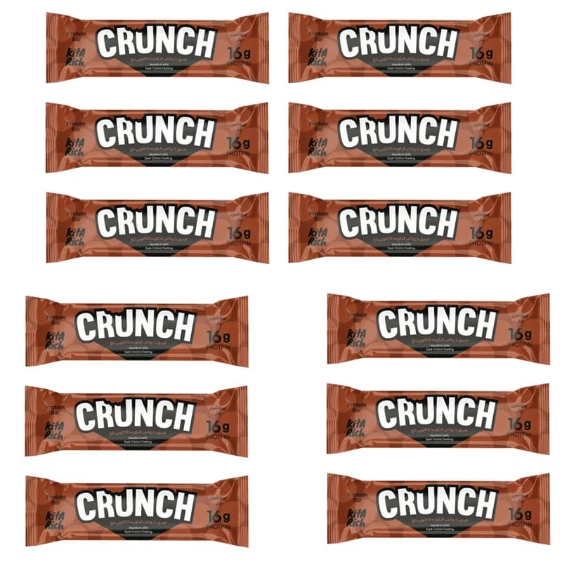 پروتئین بار کرانچ کیتاریچ بسته ۱۲ عددی/ Kitarich Crunch Protein Bar — تصویر ۳
