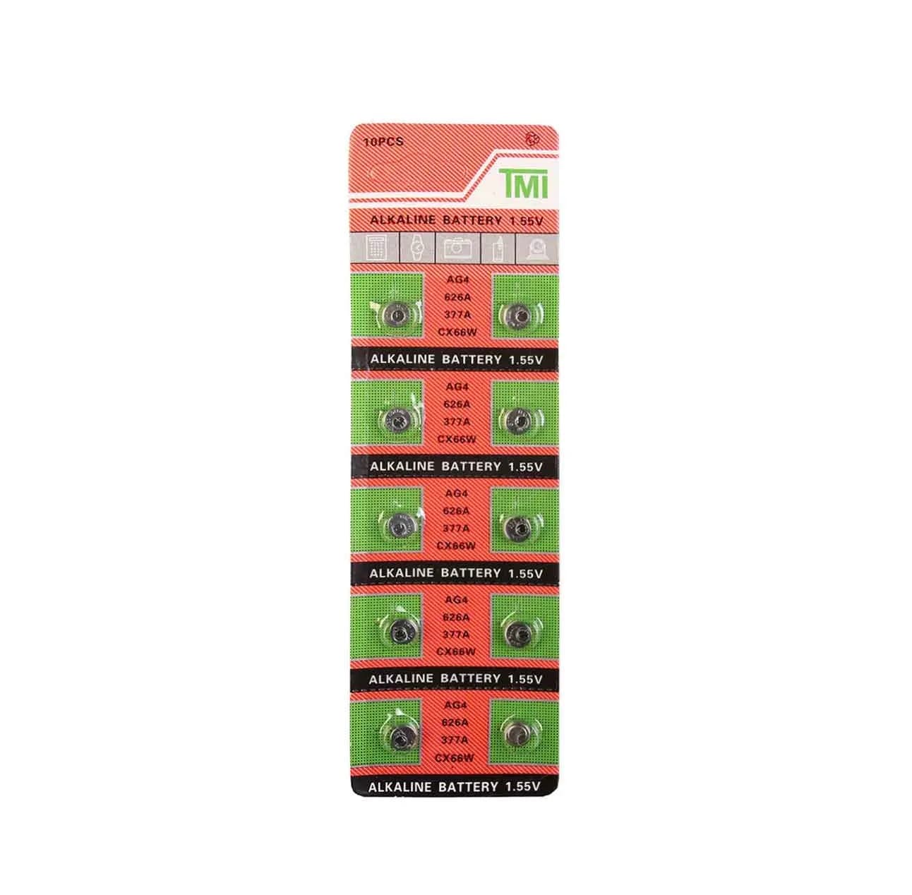باتری ساعتی AG4 626A 337A CX66W بسته 2 عددی