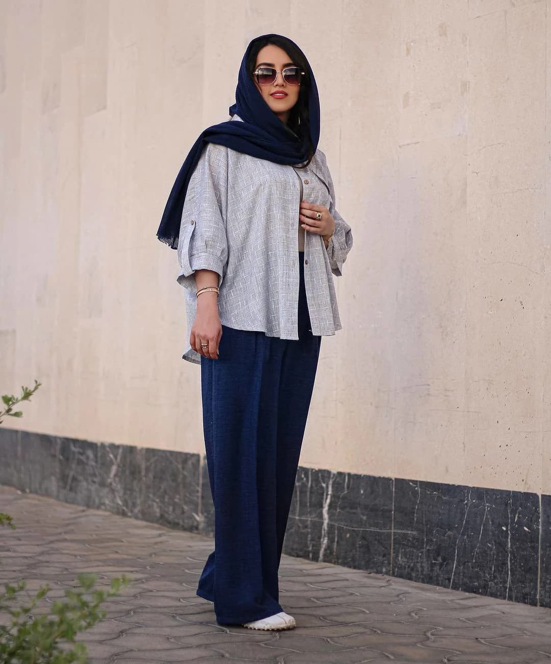 شومیز لینن مدل نگارشید — تصویر ۳