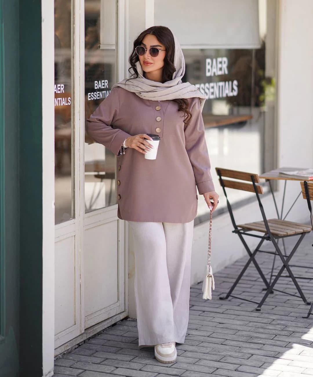 تونیک لینن مدل شاینا