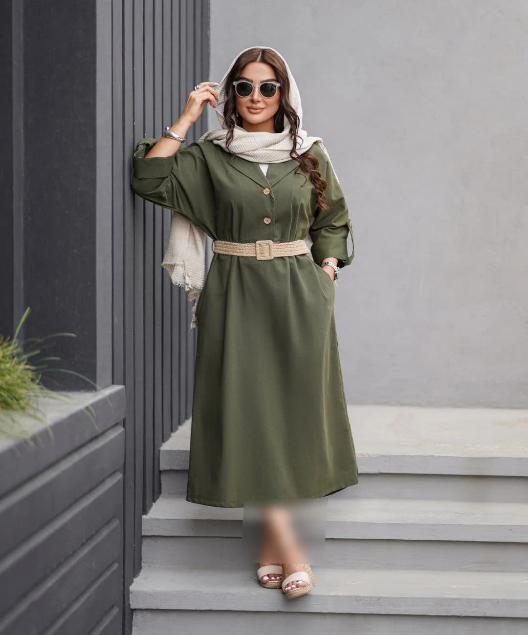 کفتان لینن مدل آیلا — تصویر ۴