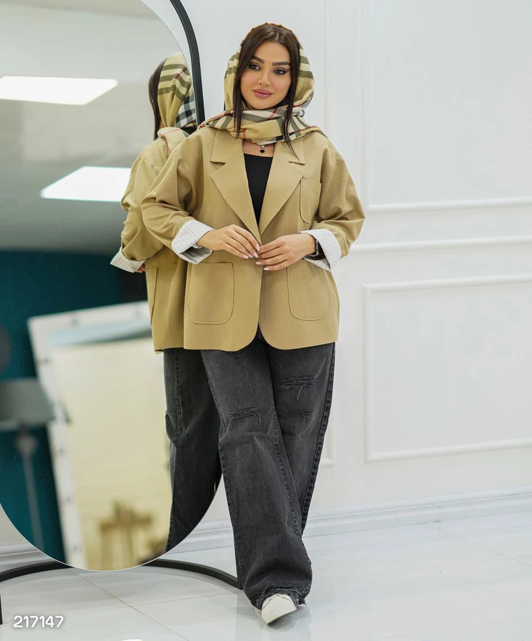 کت لینن مدل آریو