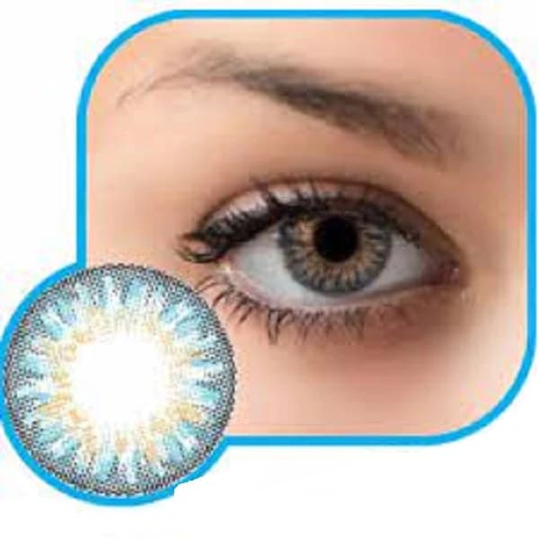 لنز چشم رنگی گلامور (GLAMOUR) مدل آبی کد 6 (Blue6)