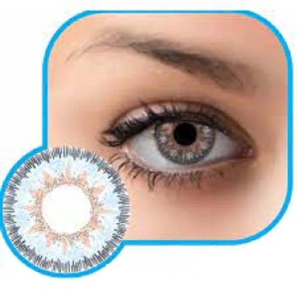 لنز چشم رنگی گلامور (GLAMOUR) مدل آبی کد 5 (Blue5)
