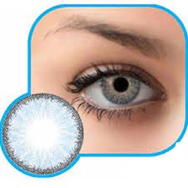 لنز چشم رنگی گلامور (GLAMOUR) مدل آبی کد 4 (Blue4)