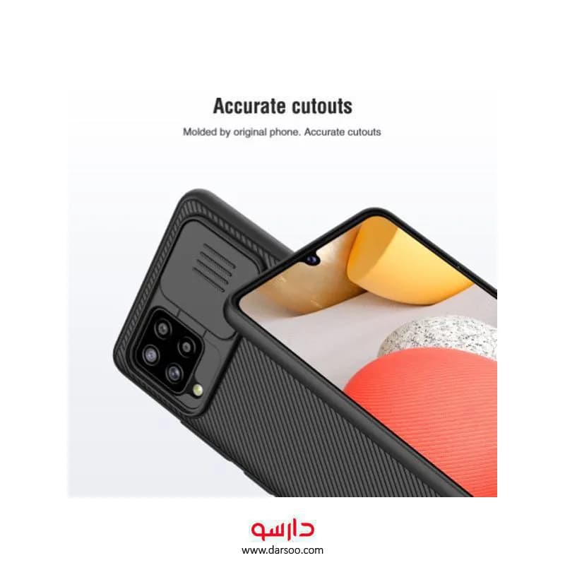 قاب محافظ نیلکین Nillkin CamShield مناسب برای Samsung Galaxy A42 5G رنگ مشکی کد B18734 — تصویر ۲