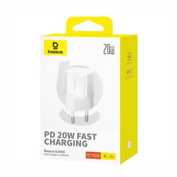 آداپتور شارژ دیواری 20 وات بیسوس N5S CCAN20E5-S — تصویر ۴