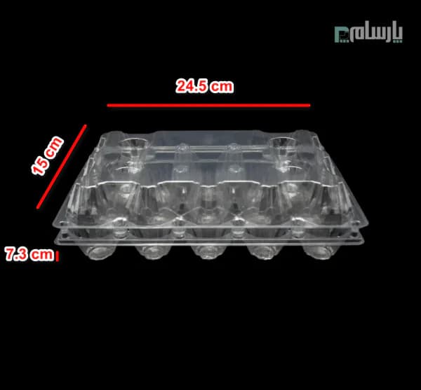 ظرف بسته بندی تخم مرغ 15 خانه-پت — تصویر ۲