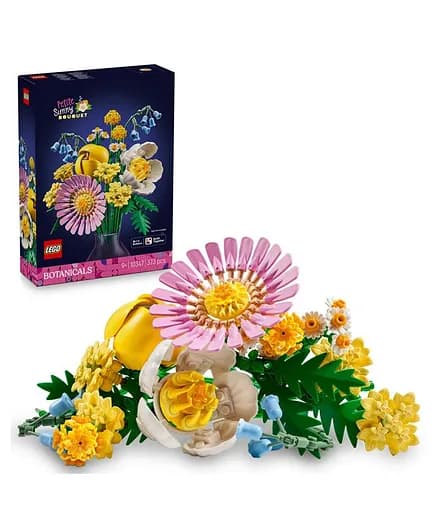 لگو LEGO Botanicals Petite Sunny Bouquet مدل 10347 – 373 قطعه گل آفتابی دکوری