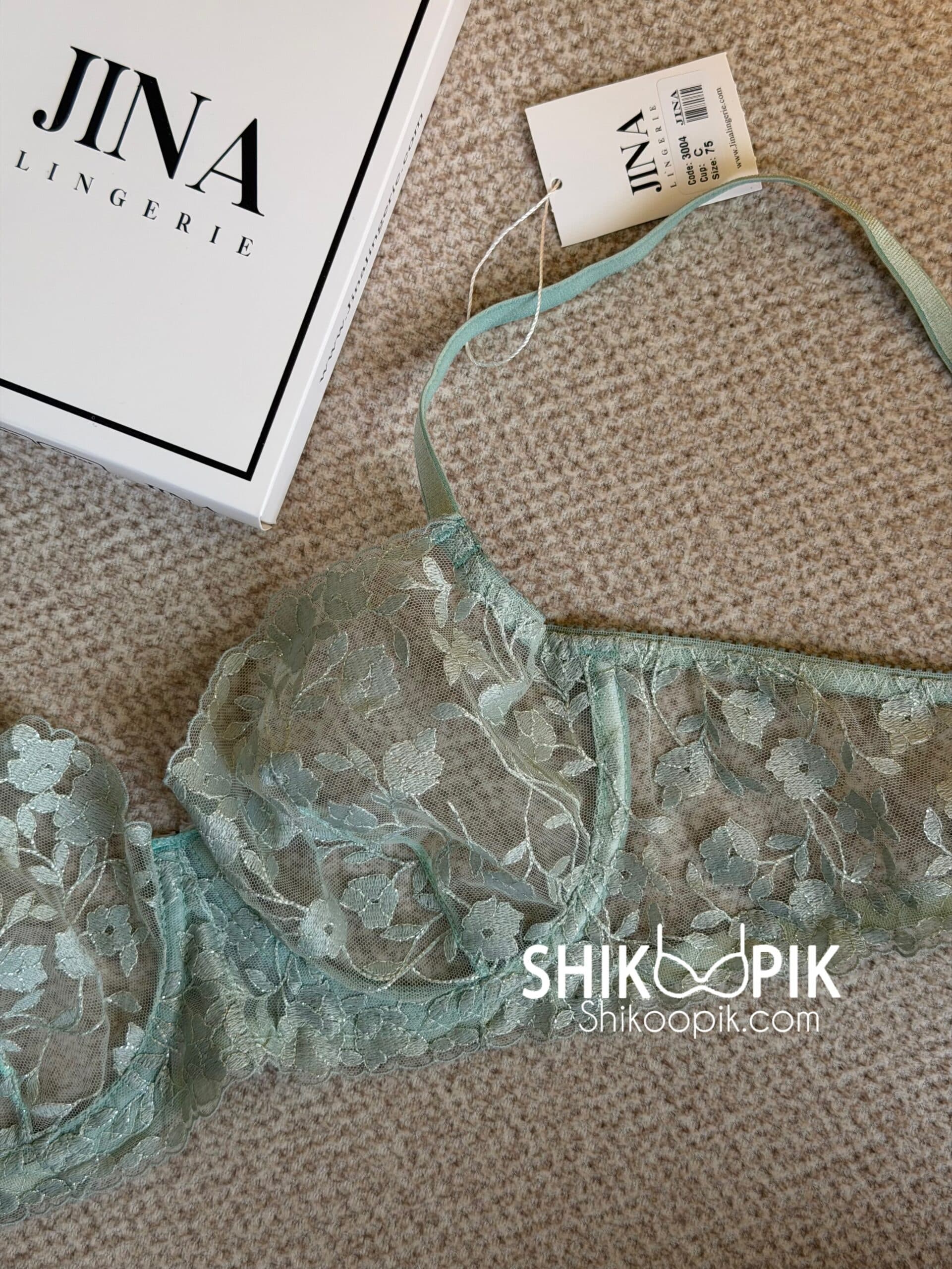 ست لباسزیر تورگلدوزی اروپایی کد3004 کاپ سی برندژیناjina — تصویر ۴