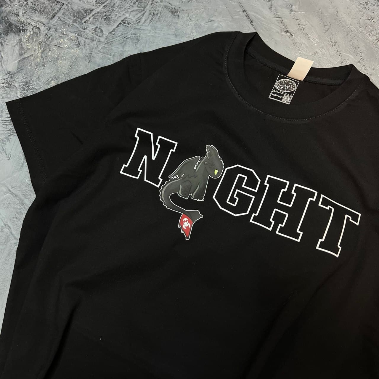 تیشرت بی دندون خشم شب Night dragon — تصویر ۳