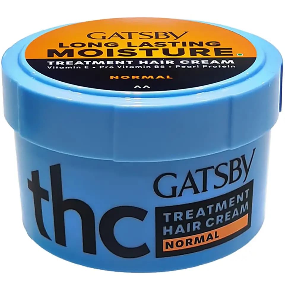 کرم مو حالت دهنده گتسبی GATSBY مدل Moist (آبی) وزن 125 گرم — تصویر ۷