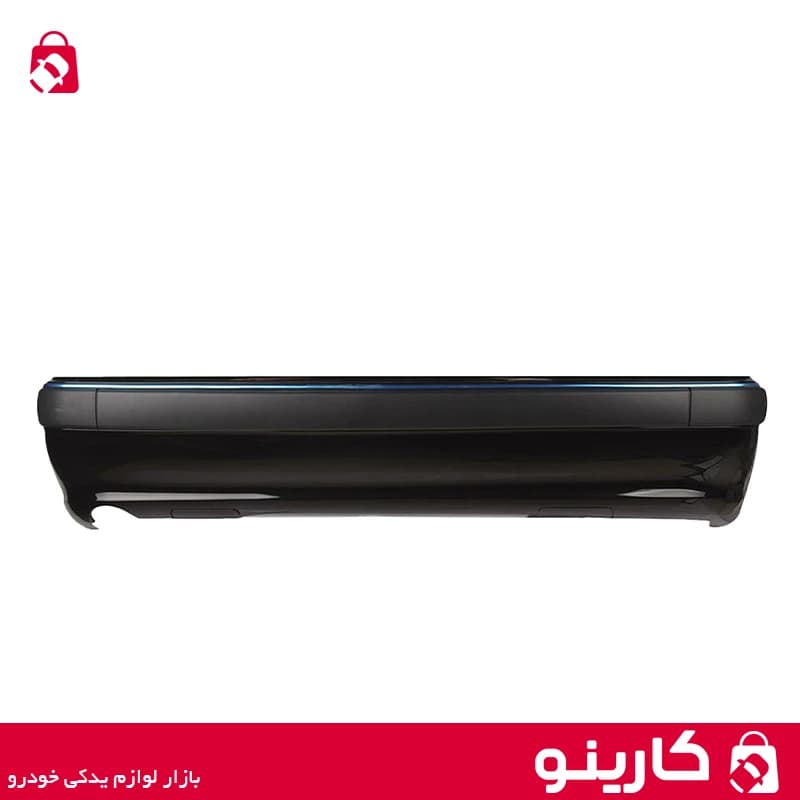 سپر عقب پژو پارس مشکی کروز با دیاق و و قاب سنسور