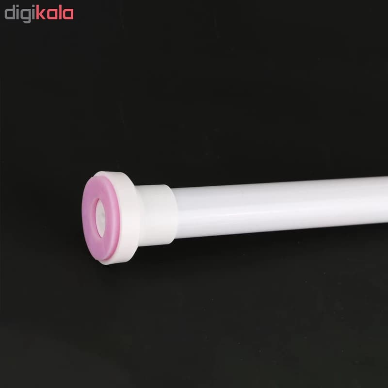 میله پرده پیسو سایز 90-150 CM سفید | آلومینیوم — تصویر ۴