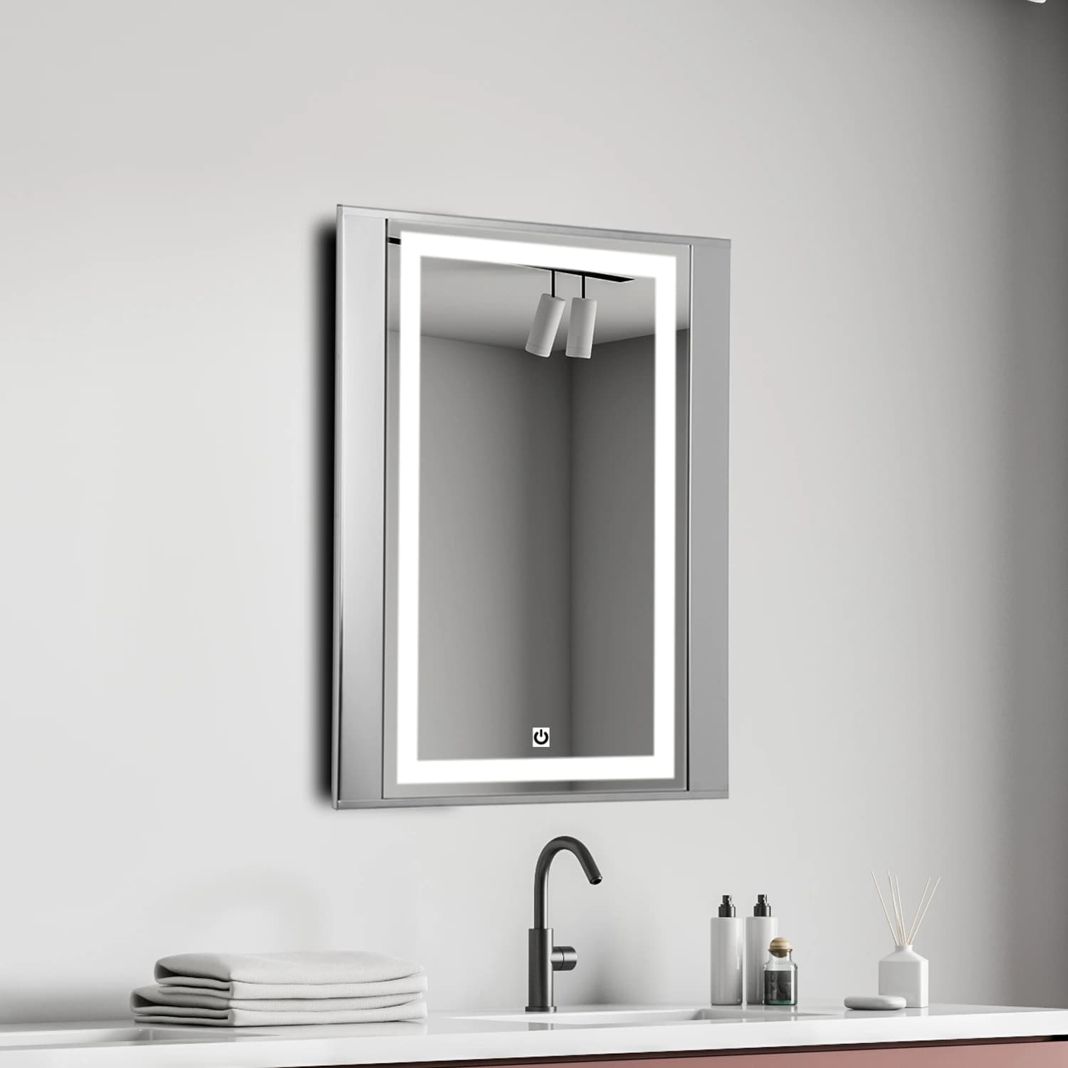 آینه لمسی دلفین مدل TCH-1029-G — تصویر ۲